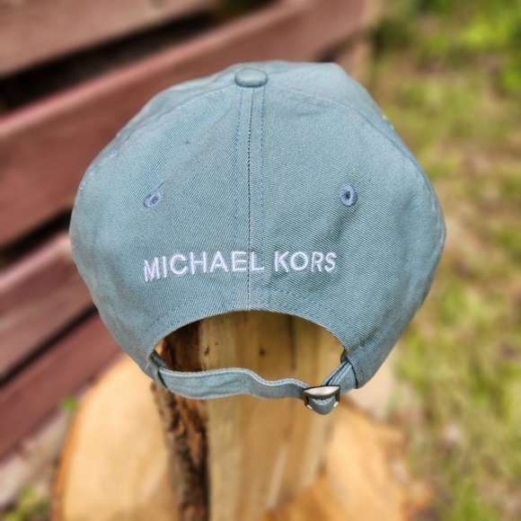 Michael Kors Unisex Adults Adjustable Baseball Cap Hat Seafoam One Size - Picture 4 of 6